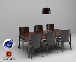 C4Donly.com - Office Station 3D Model - Cinema 4D & Corona