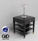 C4Donly.com - Office Station 3D Model - Cinema 4D & V-Ray
