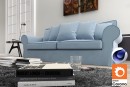 C4Donly.com - Living Room 3D Model - Cinema 4D & Corona