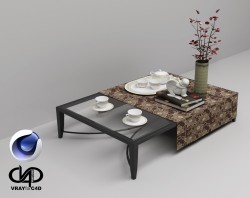 C4Donly.com - Office Station 3D Model - Cinema 4D & V-Ray