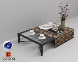 C4Donly.com - Office Station 3D Model - Cinema 4D & Corona
