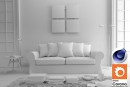 C4Donly.com - Living Room 3D Model - Cinema 4D & Corona