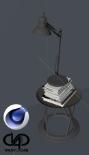 C4Donly.com - Office Station 3D Model - Cinema 4D & V-Ray