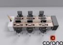 C4Donly.com - Office Station 3D Model - Cinema 4D & V-Ray