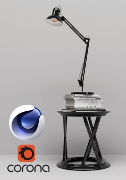 C4Donly.com - Office Station 3D Model - Cinema 4D & Corona