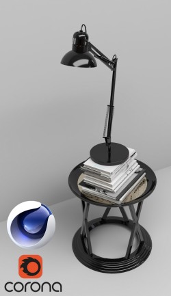 C4Donly.com - Office Station 3D Model - Cinema 4D & Corona