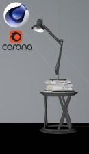 C4Donly.com - Office Station 3D Model - Cinema 4D & Corona
