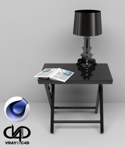 C4Donly.com - Office Station 3D Model - Cinema 4D & V-Ray