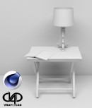 C4Donly.com - Office Station 3D Model - Cinema 4D & V-Ray