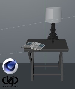 C4Donly.com - Office Station 3D Model - Cinema 4D & V-Ray