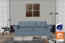 C4Donly.com - Living Room 3D Model - Cinema 4D & Corona