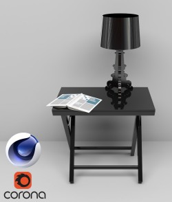 C4Donly.com - Office Station 3D Model - Cinema 4D & Corona