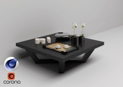C4Donly.com - Office Station 3D Model - Cinema 4D & Corona