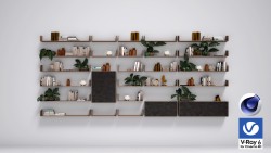 C4Donly.com - Office Station 3D Model - Cinema 4D & V-Ray