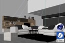 C4Donly.com - Living Room 3D Model - Cinema 4D & V-Ray